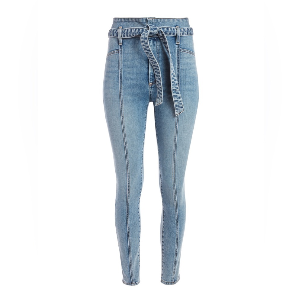Alice + Olivia Good High Rise Skinny Jean in Golden Child